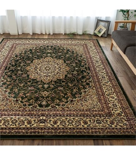 Amazon | サヤンサヤン ペルシャ柄 ラグ カーペット ロイヤルパレス